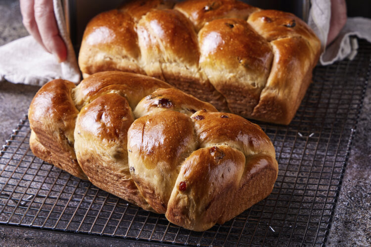 A water  roux keeps  challah tender and fluffy